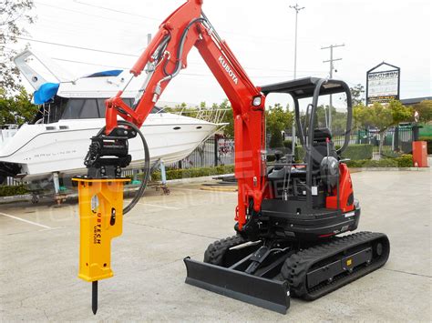 hydraulic breaker attachment for excavator